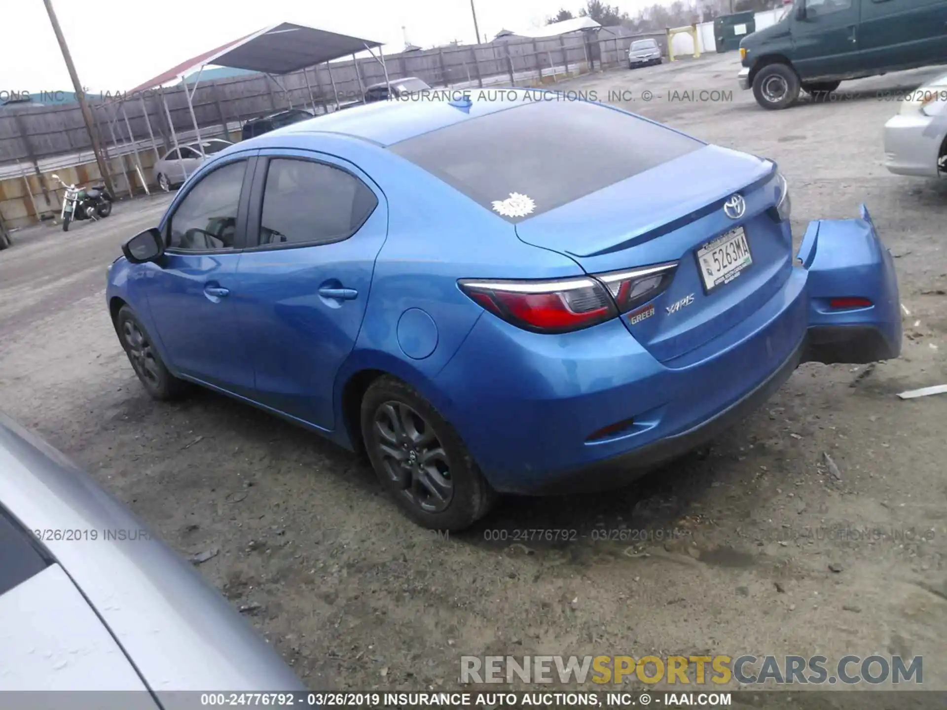 3 Photograph of a damaged car 3MYDLBYV5KY500461 TOYOTA YARIS 2019