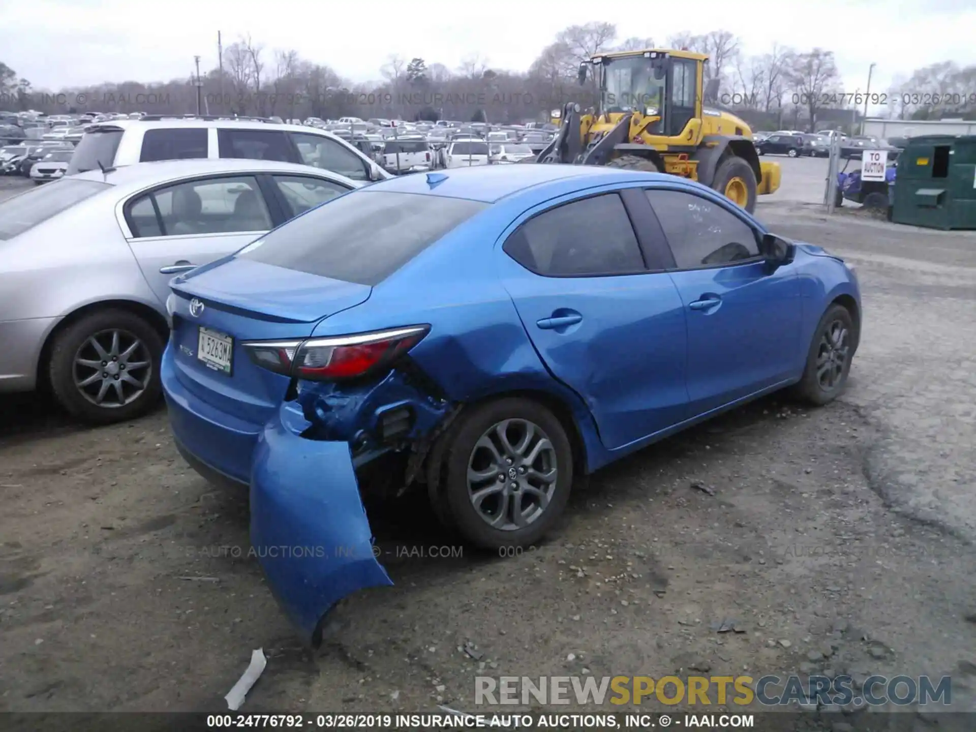 4 Photograph of a damaged car 3MYDLBYV5KY500461 TOYOTA YARIS 2019