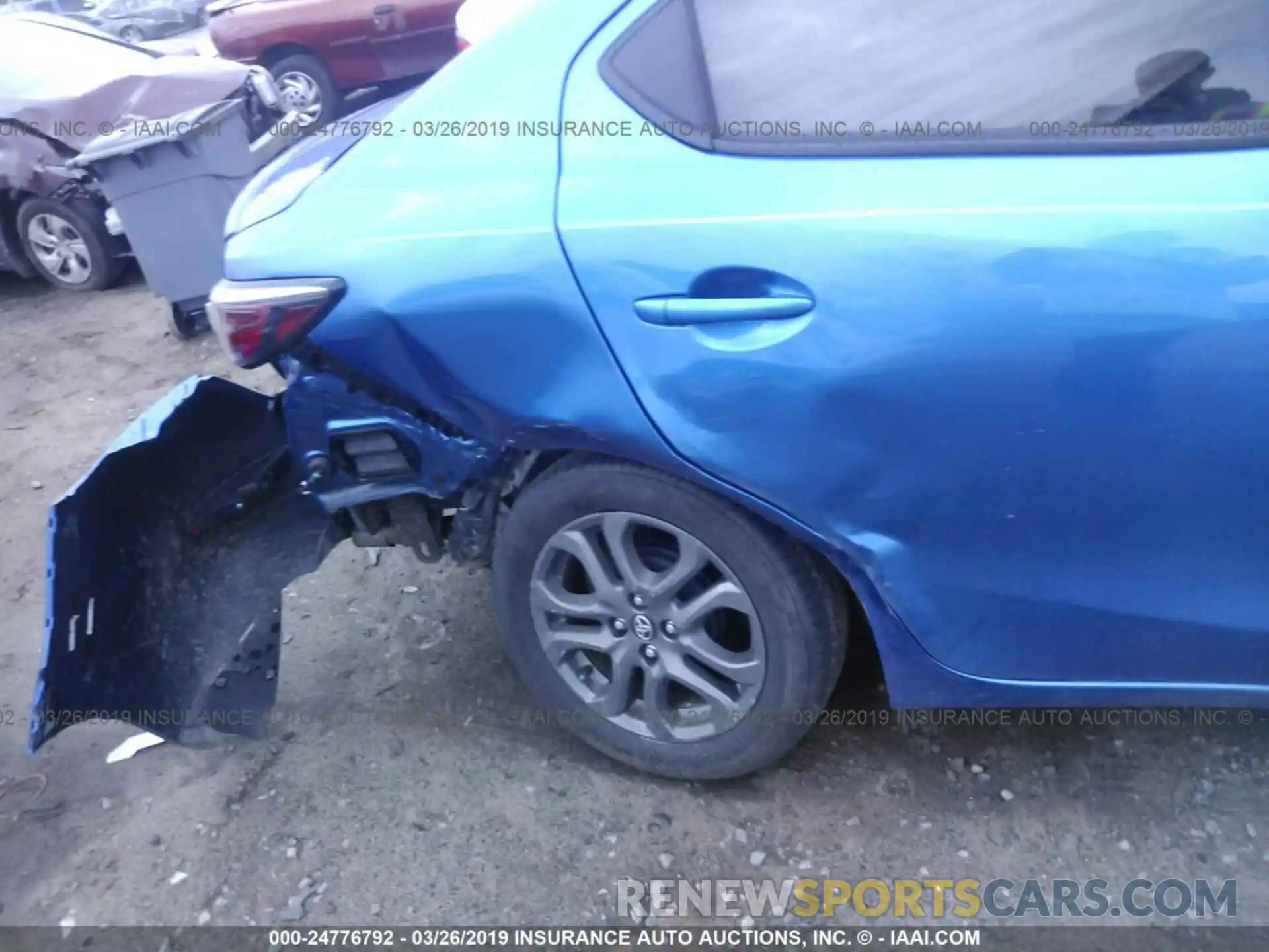 6 Photograph of a damaged car 3MYDLBYV5KY500461 TOYOTA YARIS 2019