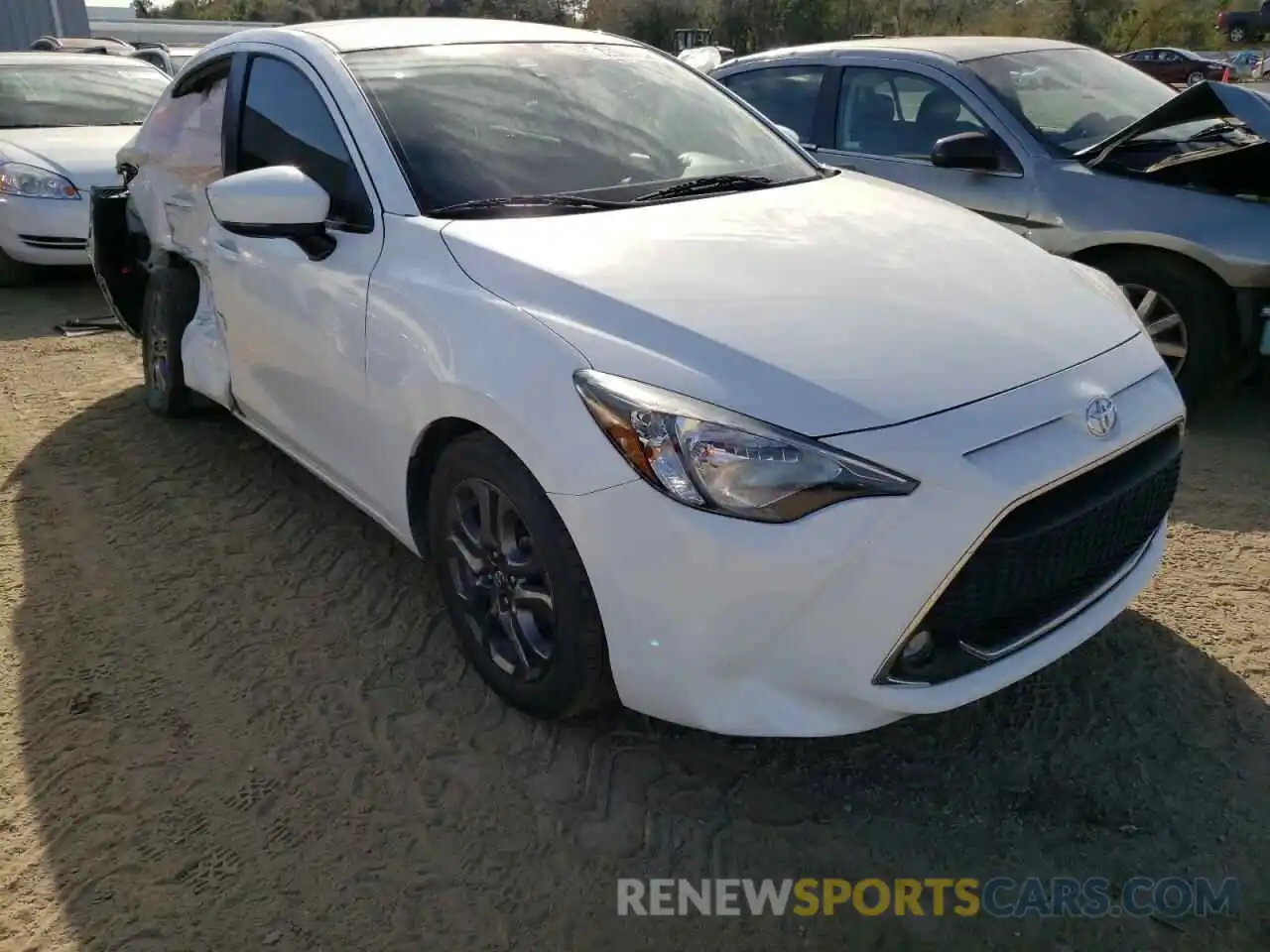 1 Photograph of a damaged car 3MYDLBYV5KY501321 TOYOTA YARIS 2019