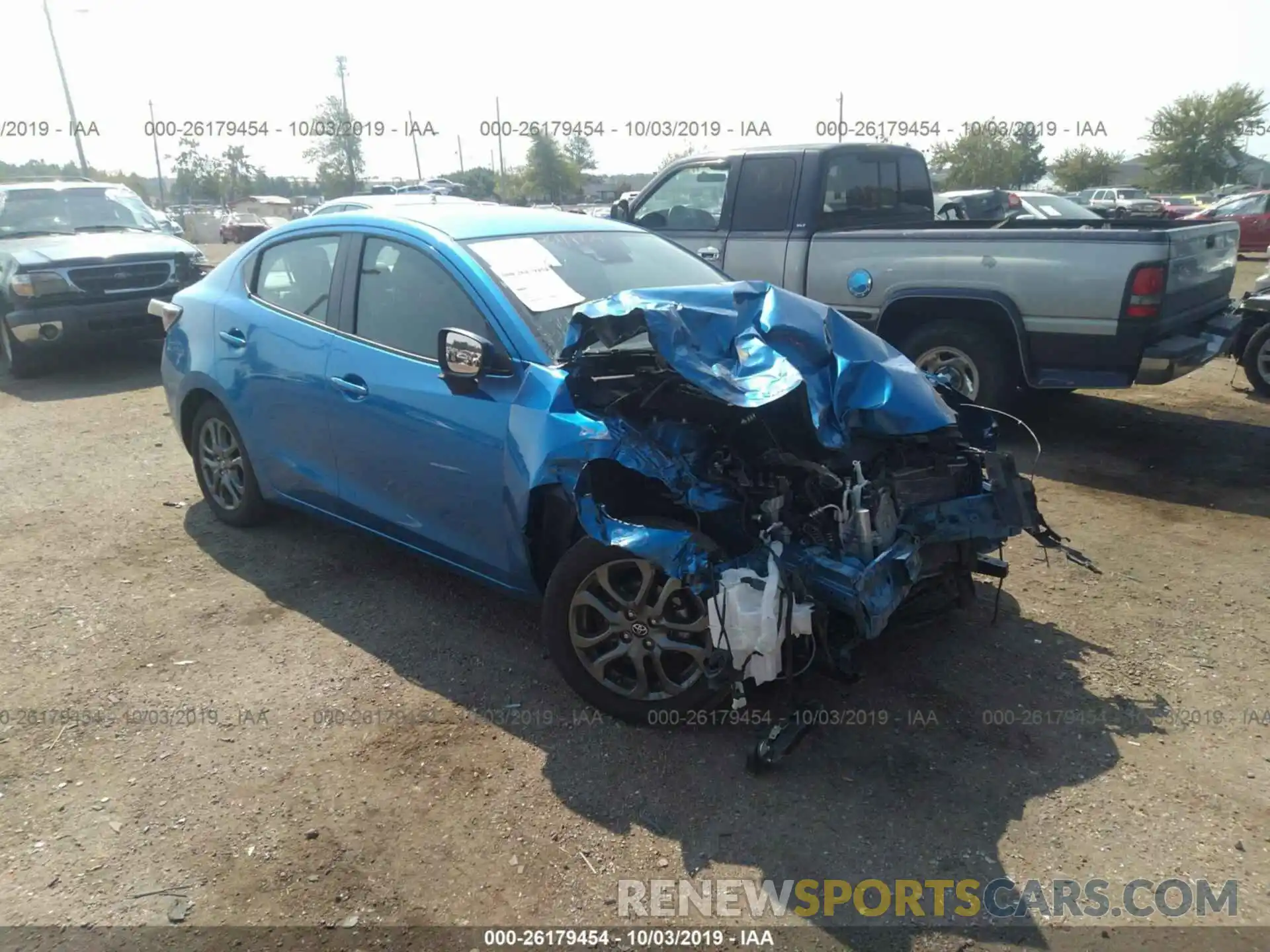 1 Photograph of a damaged car 3MYDLBYV5KY503019 TOYOTA YARIS 2019