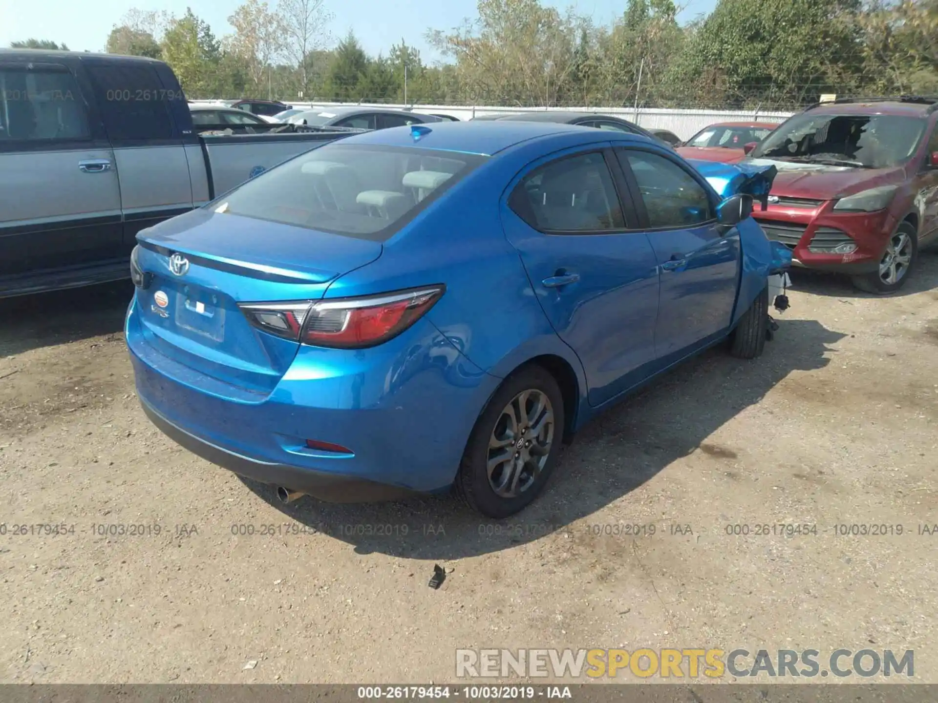 4 Photograph of a damaged car 3MYDLBYV5KY503019 TOYOTA YARIS 2019