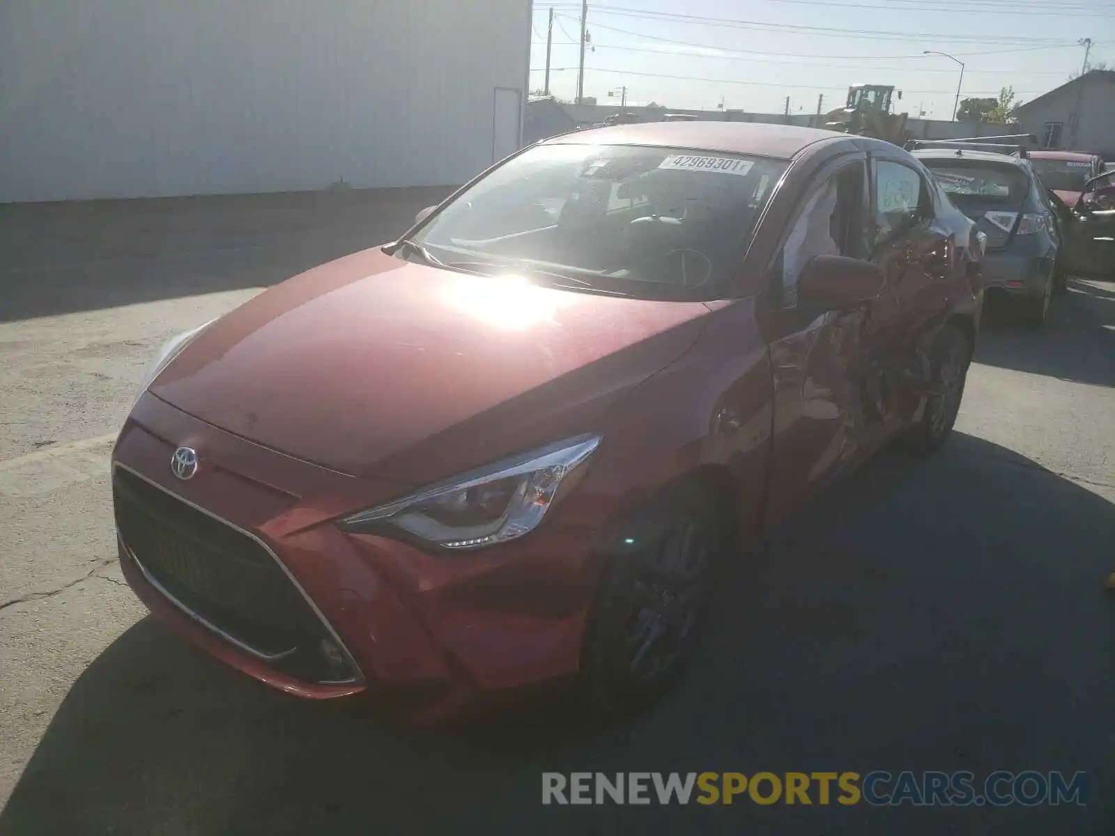 2 Photograph of a damaged car 3MYDLBYV5KY503263 TOYOTA YARIS 2019