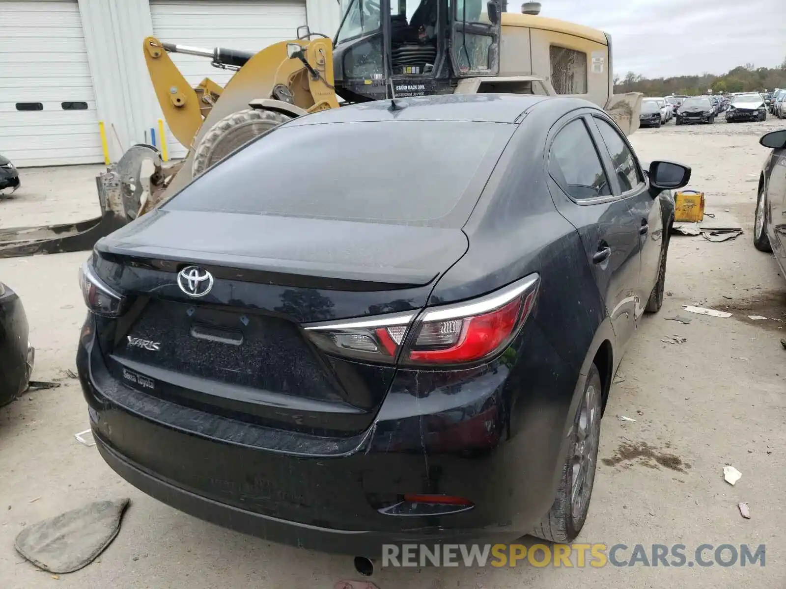 4 Photograph of a damaged car 3MYDLBYV5KY503702 TOYOTA YARIS 2019