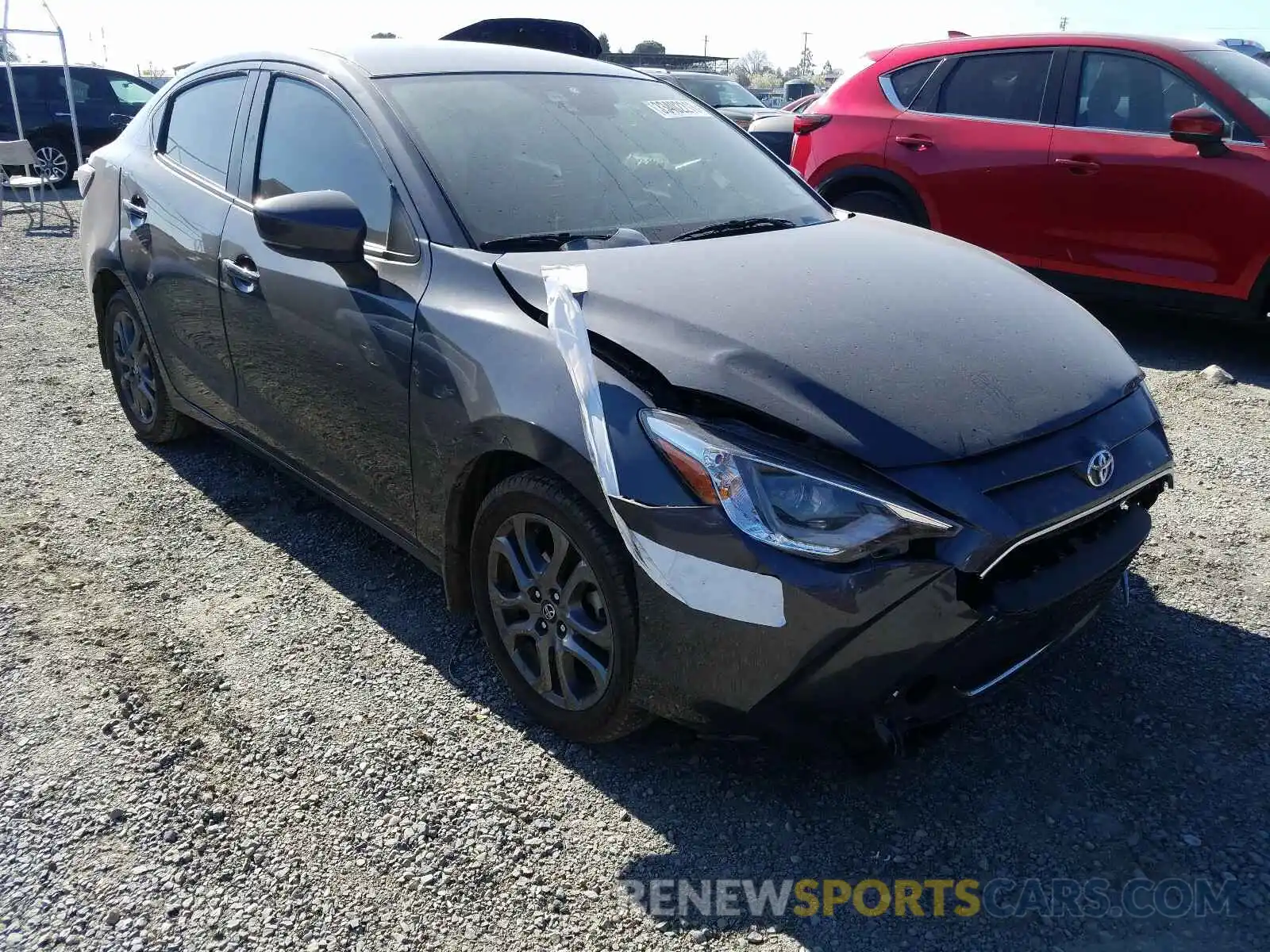 1 Photograph of a damaged car 3MYDLBYV5KY503828 TOYOTA YARIS 2019