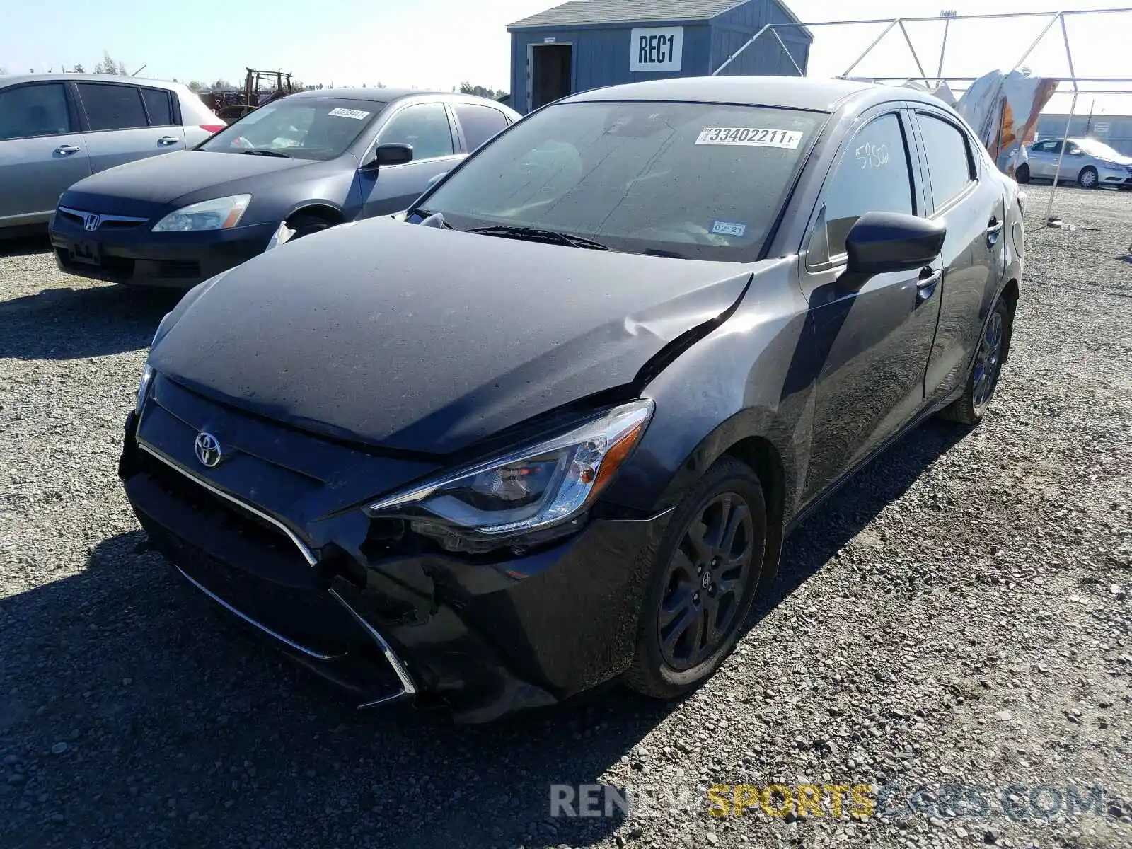 2 Photograph of a damaged car 3MYDLBYV5KY503828 TOYOTA YARIS 2019