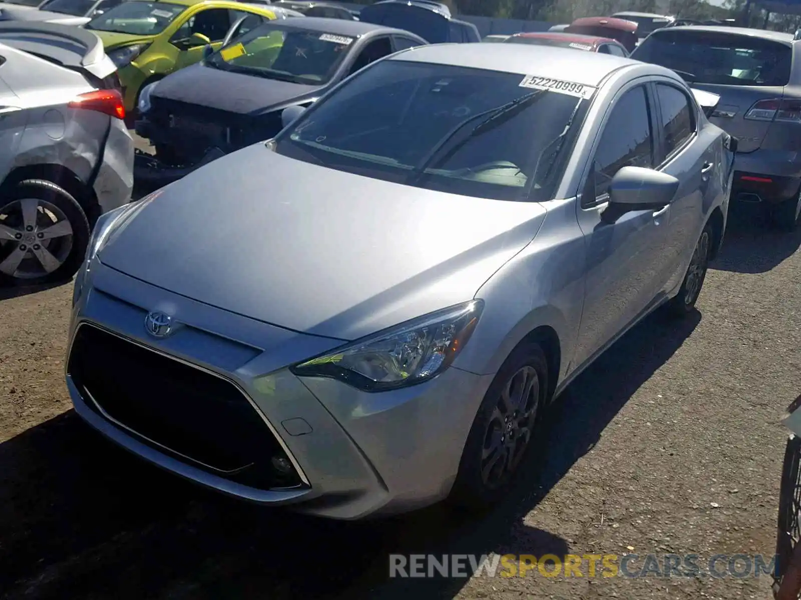 2 Photograph of a damaged car 3MYDLBYV5KY504025 TOYOTA YARIS 2019