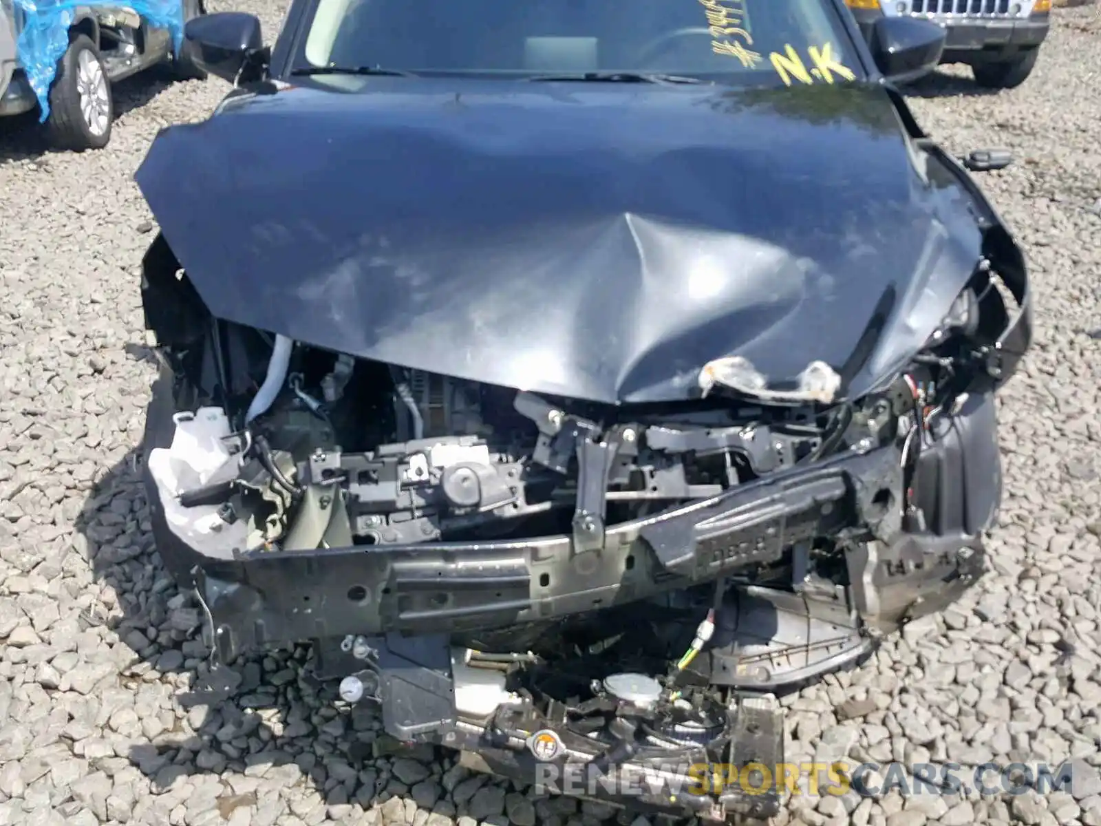 9 Photograph of a damaged car 3MYDLBYV5KY504302 TOYOTA YARIS 2019