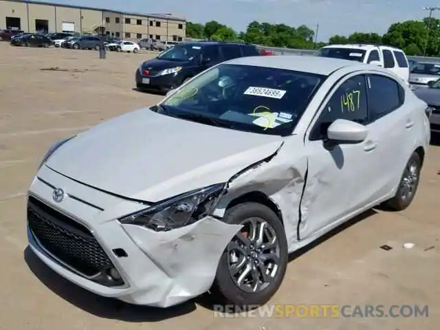 2 Photograph of a damaged car 3MYDLBYV5KY504364 TOYOTA YARIS 2019