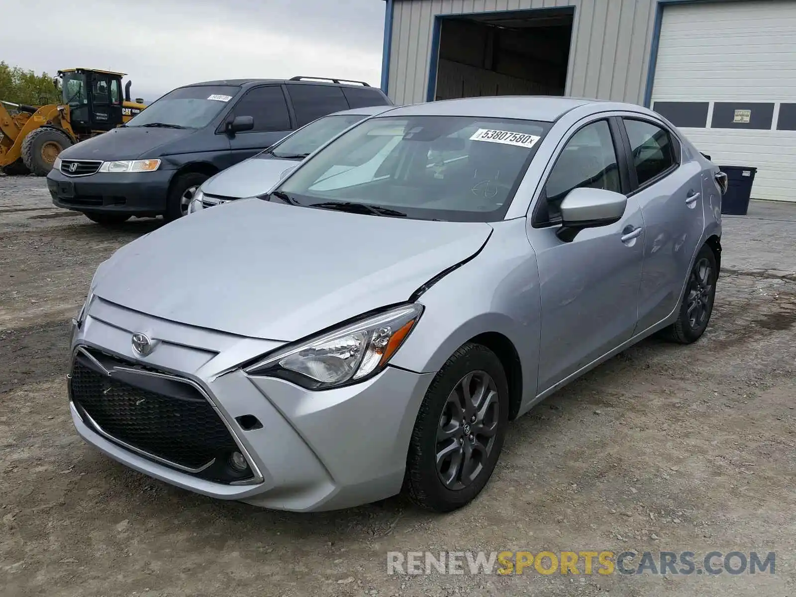 2 Photograph of a damaged car 3MYDLBYV5KY504400 TOYOTA YARIS 2019