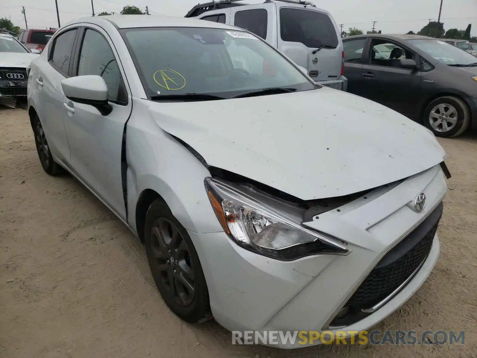 1 Photograph of a damaged car 3MYDLBYV5KY505692 TOYOTA YARIS 2019