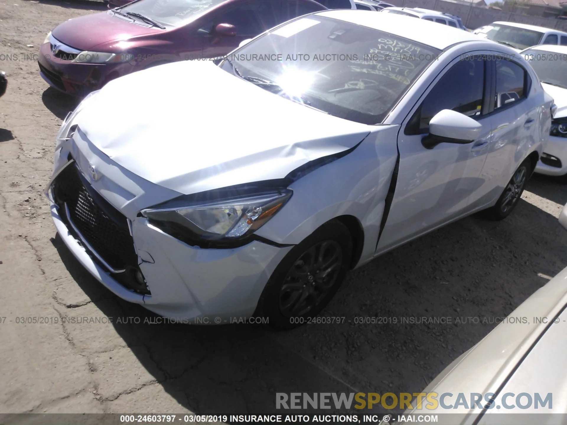 2 Photograph of a damaged car 3MYDLBYV5KY506177 TOYOTA YARIS 2019