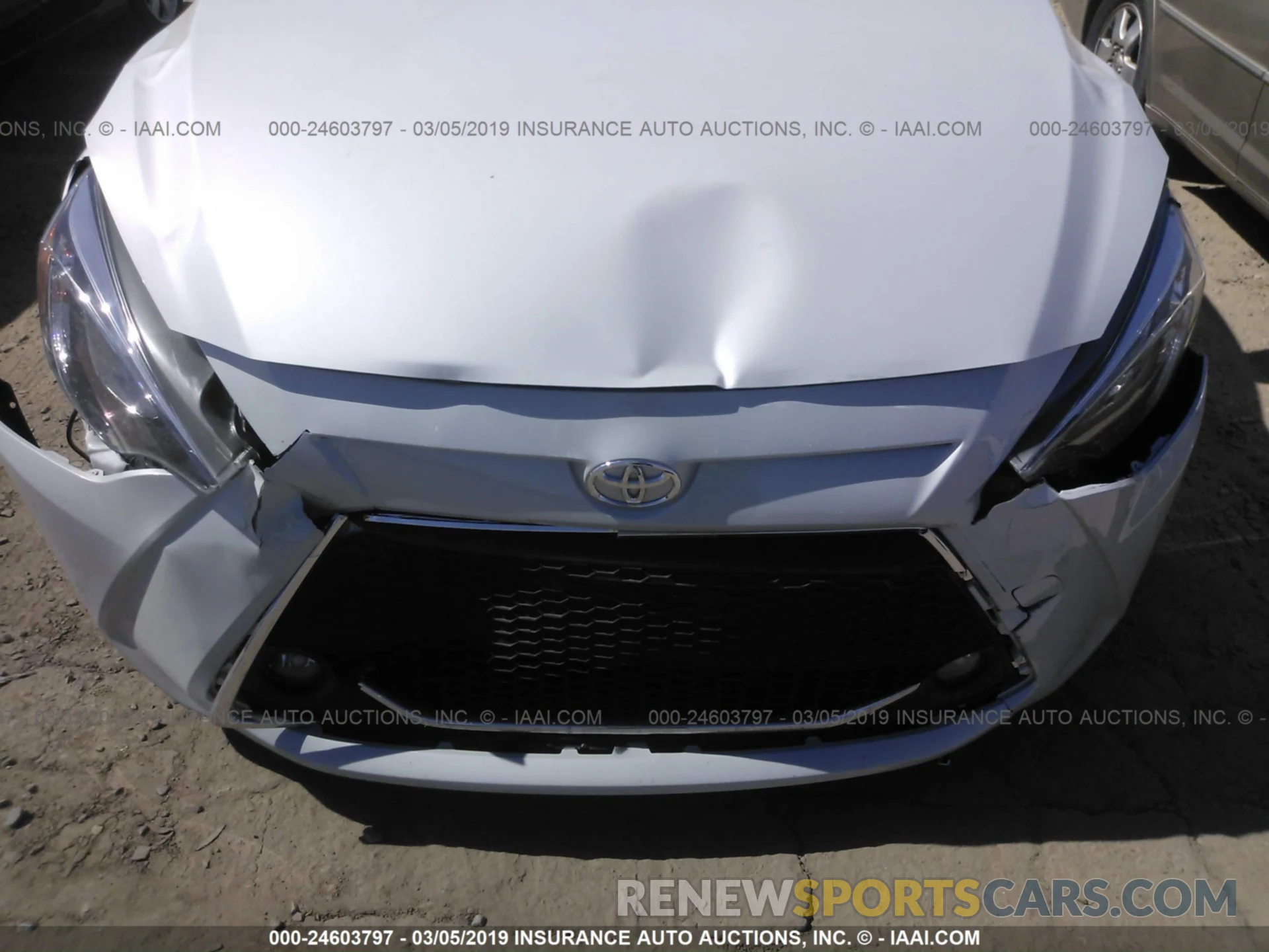 6 Photograph of a damaged car 3MYDLBYV5KY506177 TOYOTA YARIS 2019