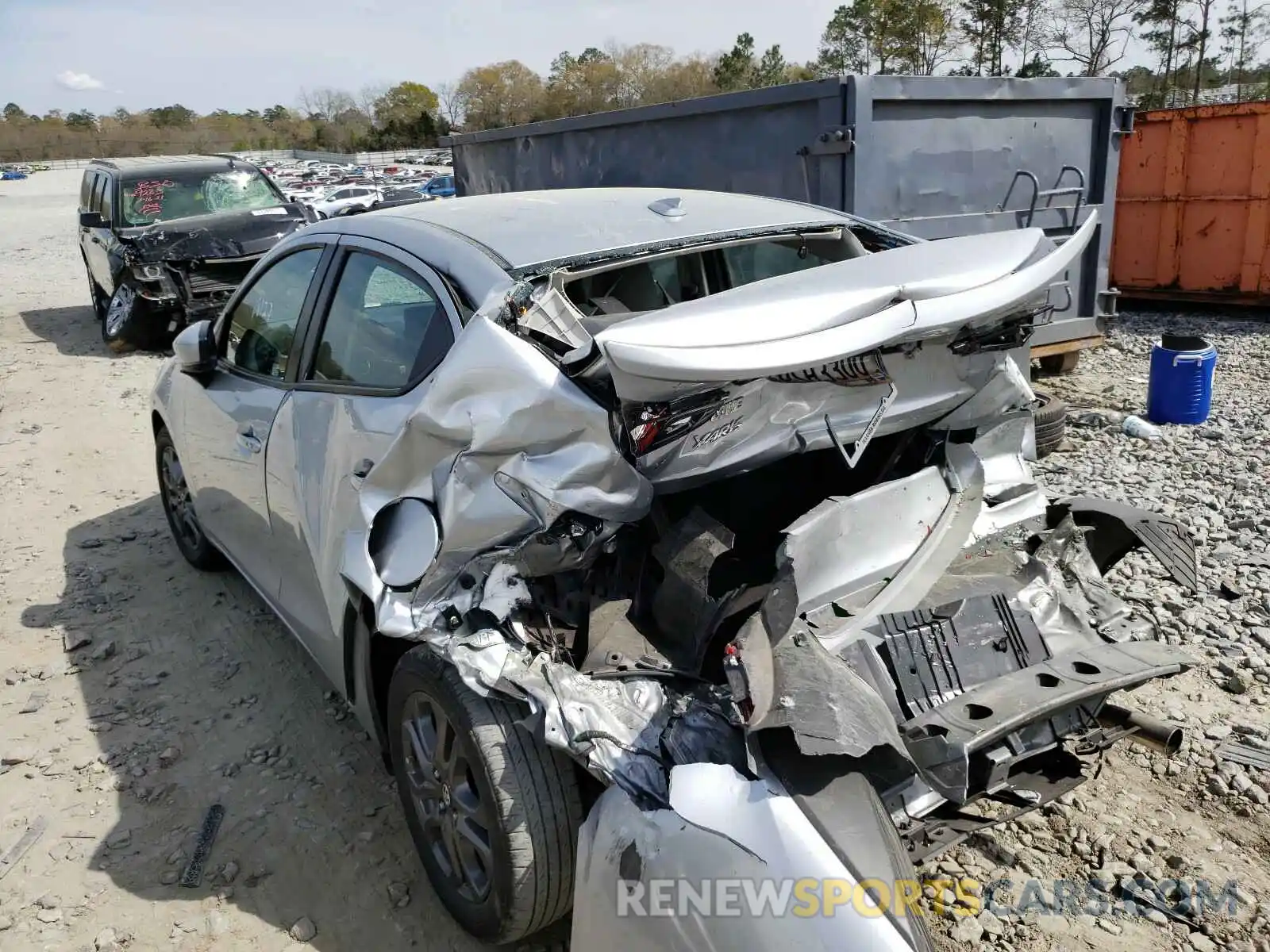 3 Photograph of a damaged car 3MYDLBYV5KY506406 TOYOTA YARIS 2019