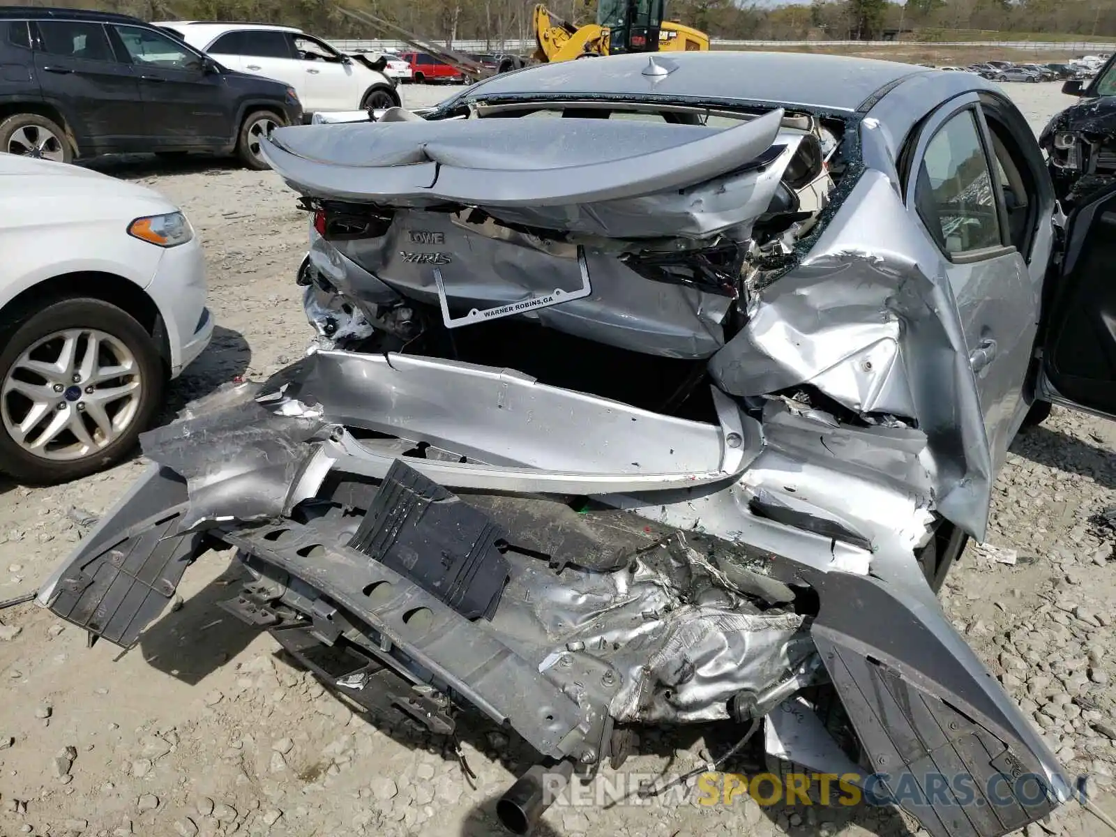 9 Photograph of a damaged car 3MYDLBYV5KY506406 TOYOTA YARIS 2019