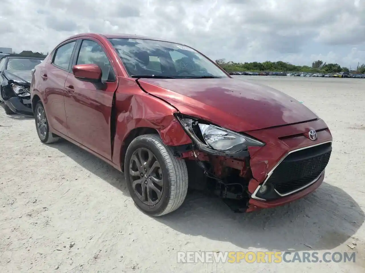 1 Photograph of a damaged car 3MYDLBYV5KY507149 TOYOTA YARIS 2019