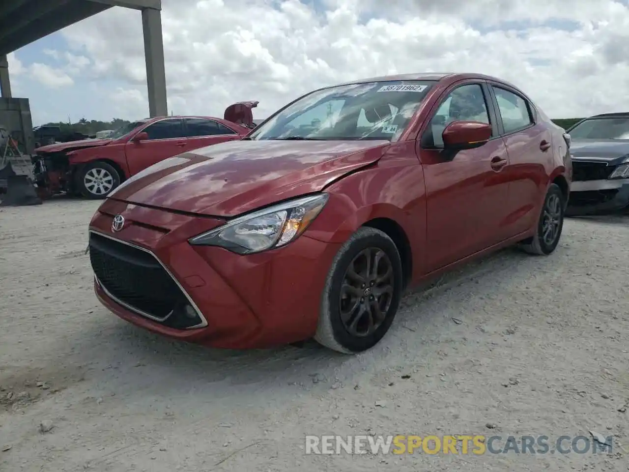 2 Photograph of a damaged car 3MYDLBYV5KY507149 TOYOTA YARIS 2019