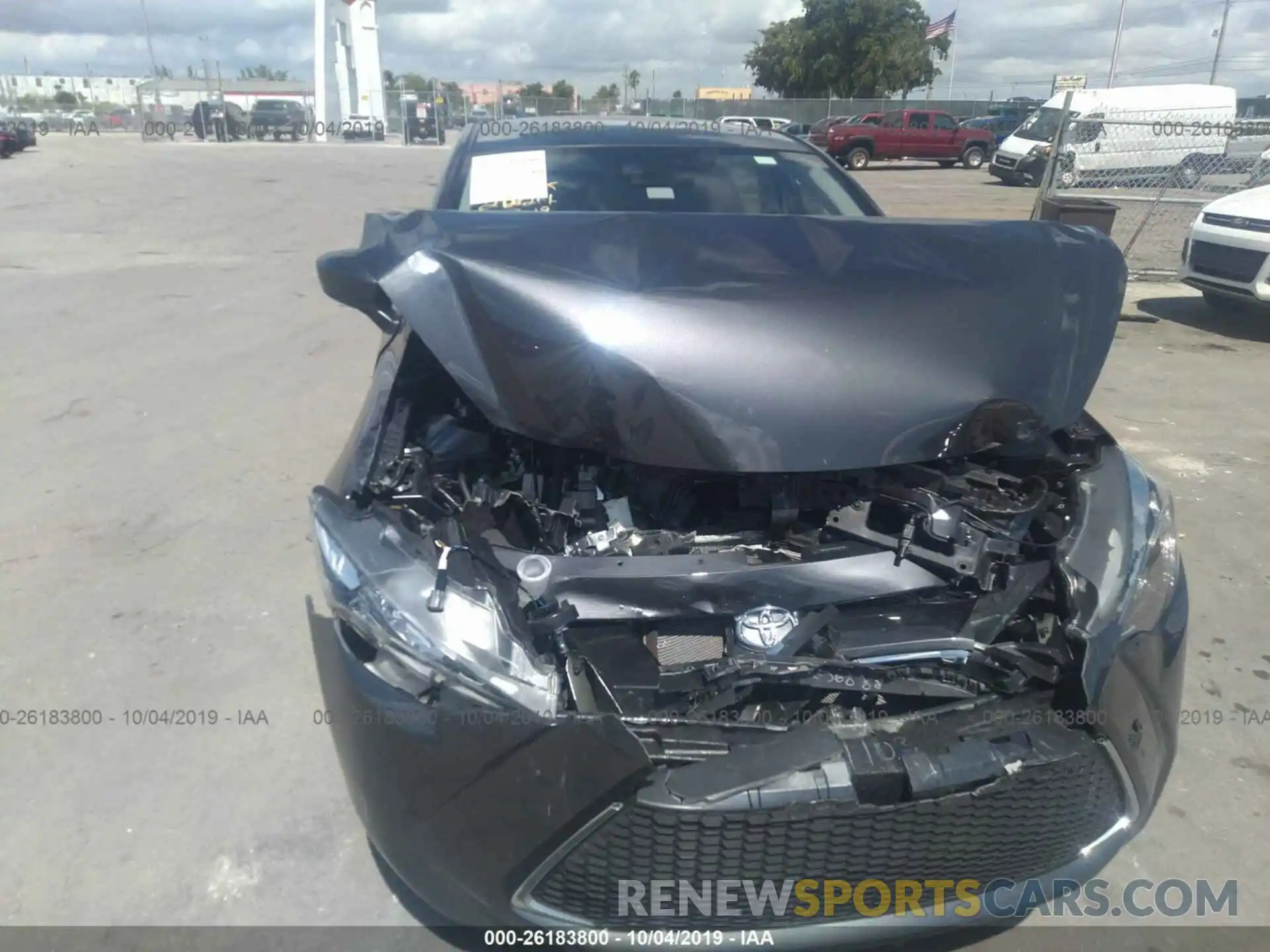 6 Photograph of a damaged car 3MYDLBYV5KY507166 TOYOTA YARIS 2019