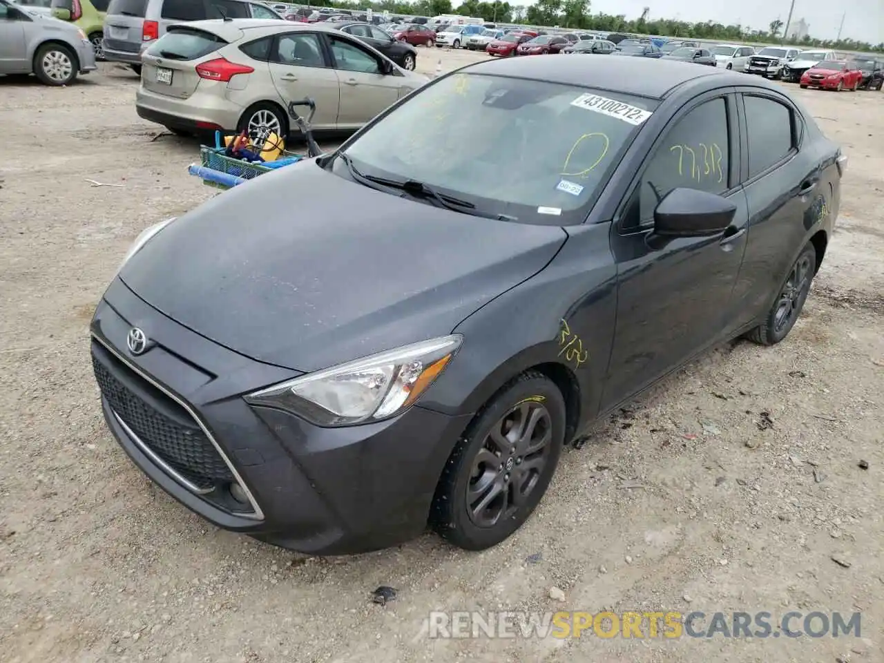 2 Photograph of a damaged car 3MYDLBYV5KY507751 TOYOTA YARIS 2019