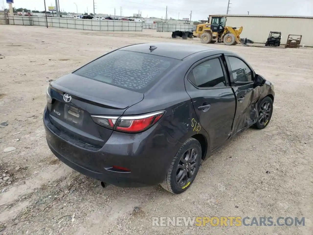 4 Photograph of a damaged car 3MYDLBYV5KY507751 TOYOTA YARIS 2019