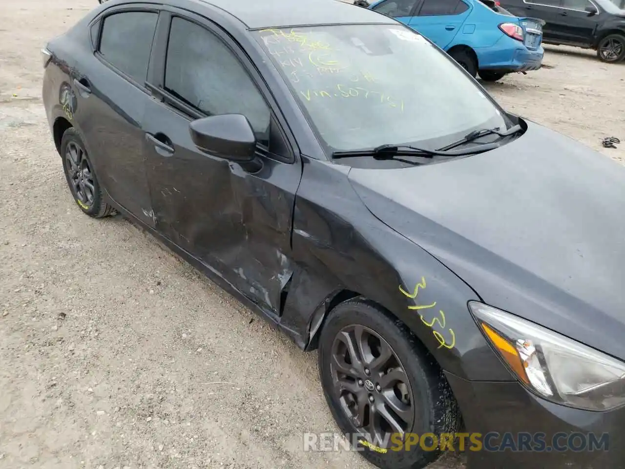 9 Photograph of a damaged car 3MYDLBYV5KY507751 TOYOTA YARIS 2019