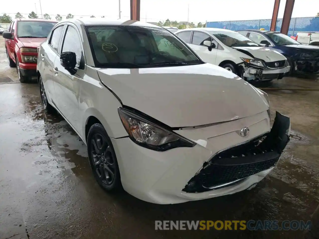 1 Photograph of a damaged car 3MYDLBYV5KY508379 TOYOTA YARIS 2019