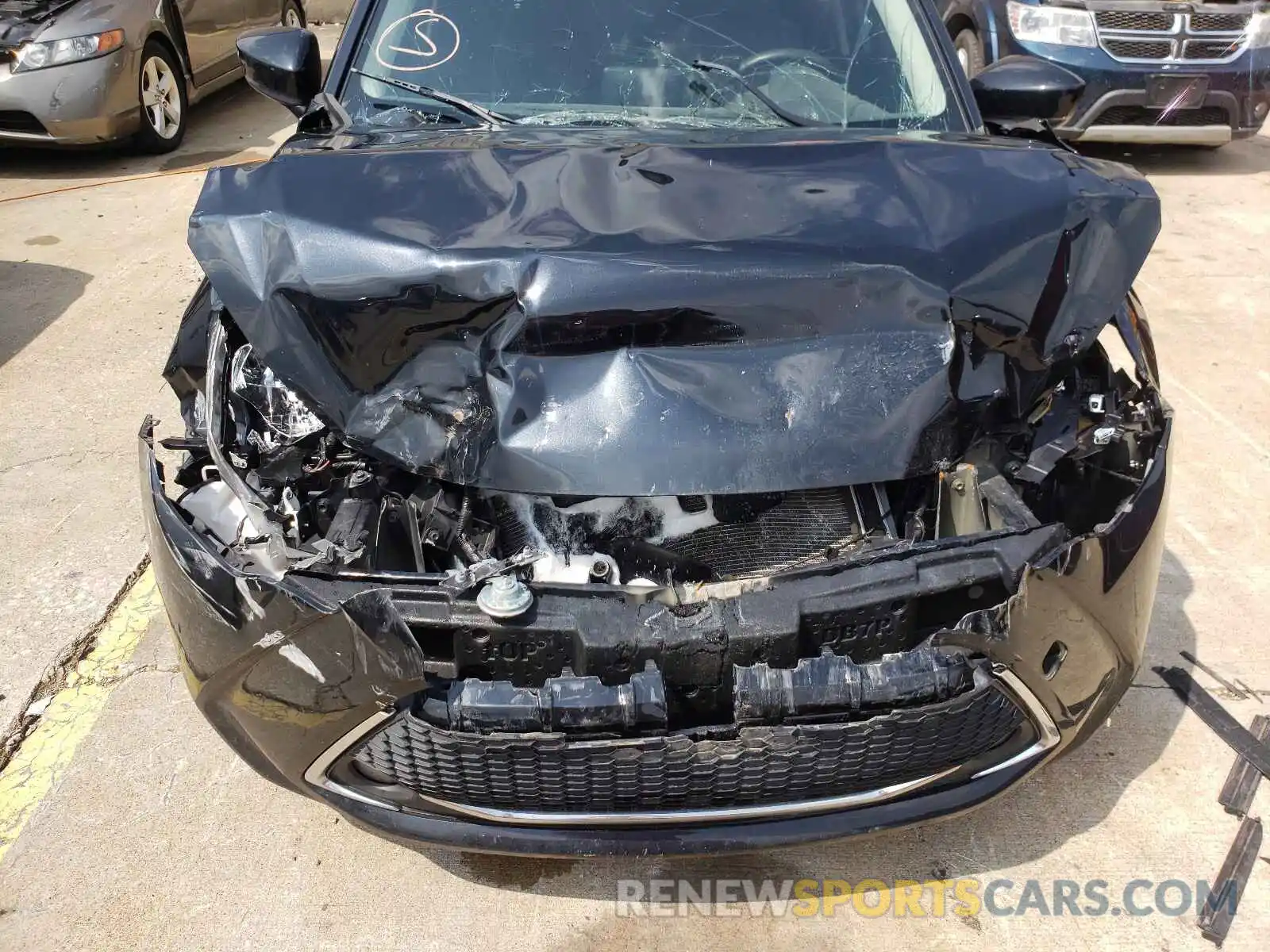 7 Photograph of a damaged car 3MYDLBYV5KY508396 TOYOTA YARIS 2019