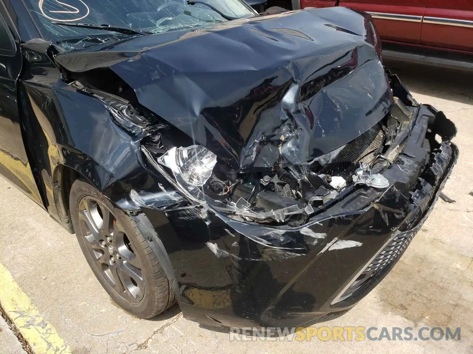 9 Photograph of a damaged car 3MYDLBYV5KY508396 TOYOTA YARIS 2019