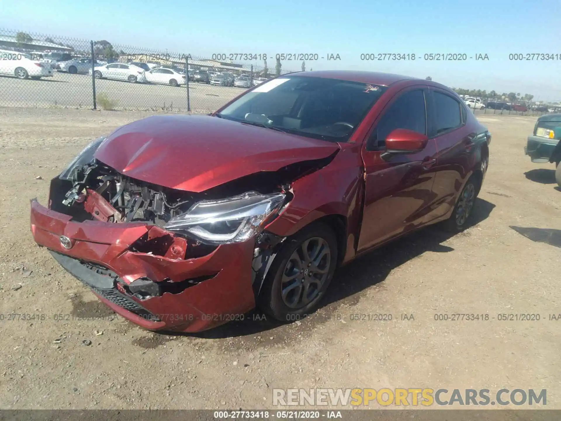 2 Photograph of a damaged car 3MYDLBYV5KY508690 TOYOTA YARIS 2019