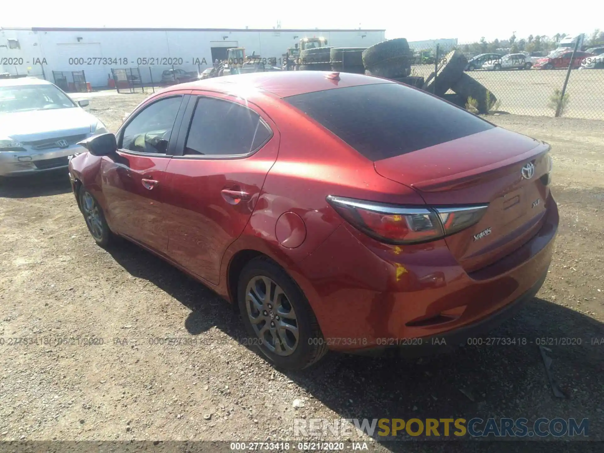 3 Photograph of a damaged car 3MYDLBYV5KY508690 TOYOTA YARIS 2019