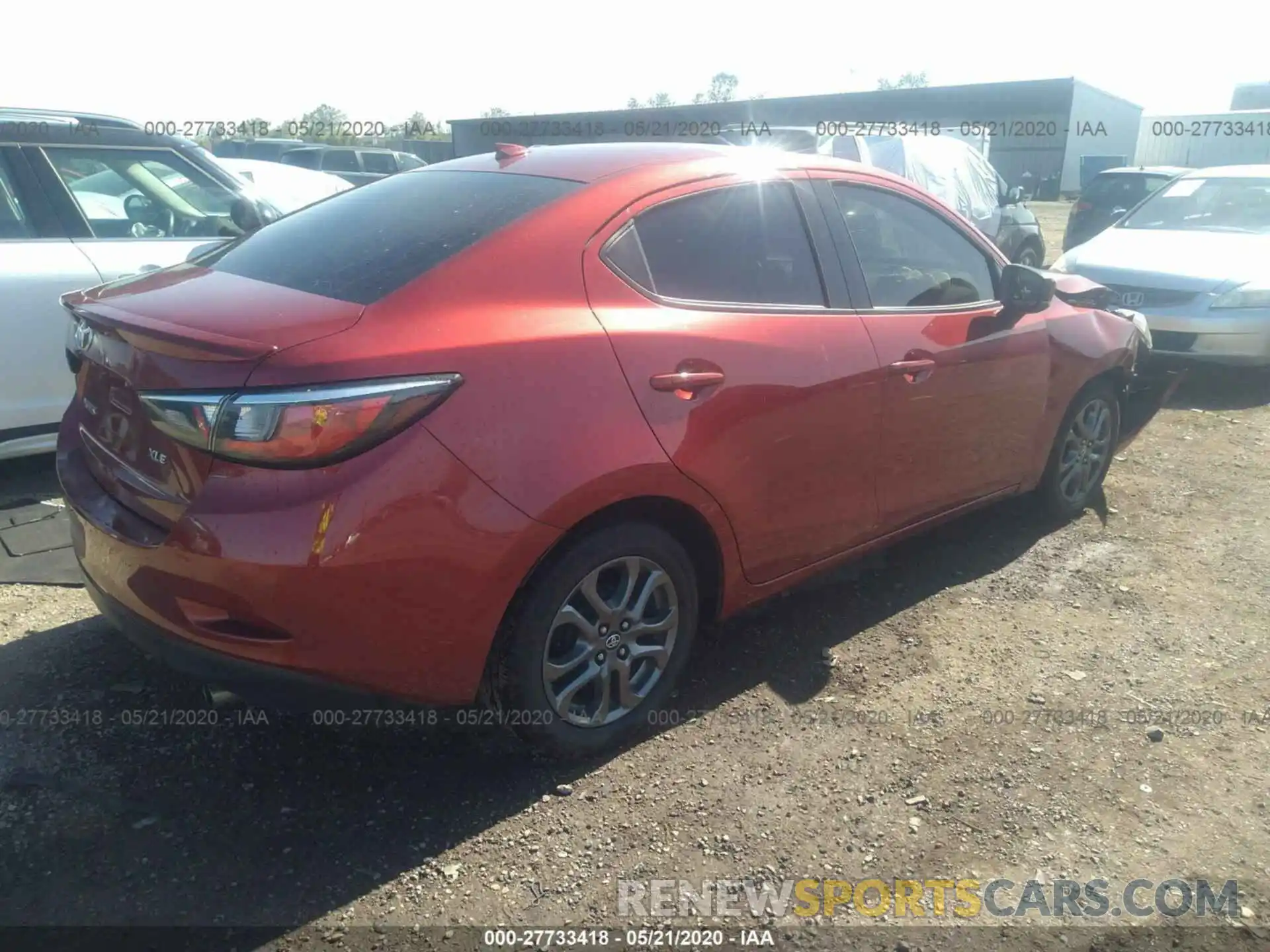 4 Photograph of a damaged car 3MYDLBYV5KY508690 TOYOTA YARIS 2019