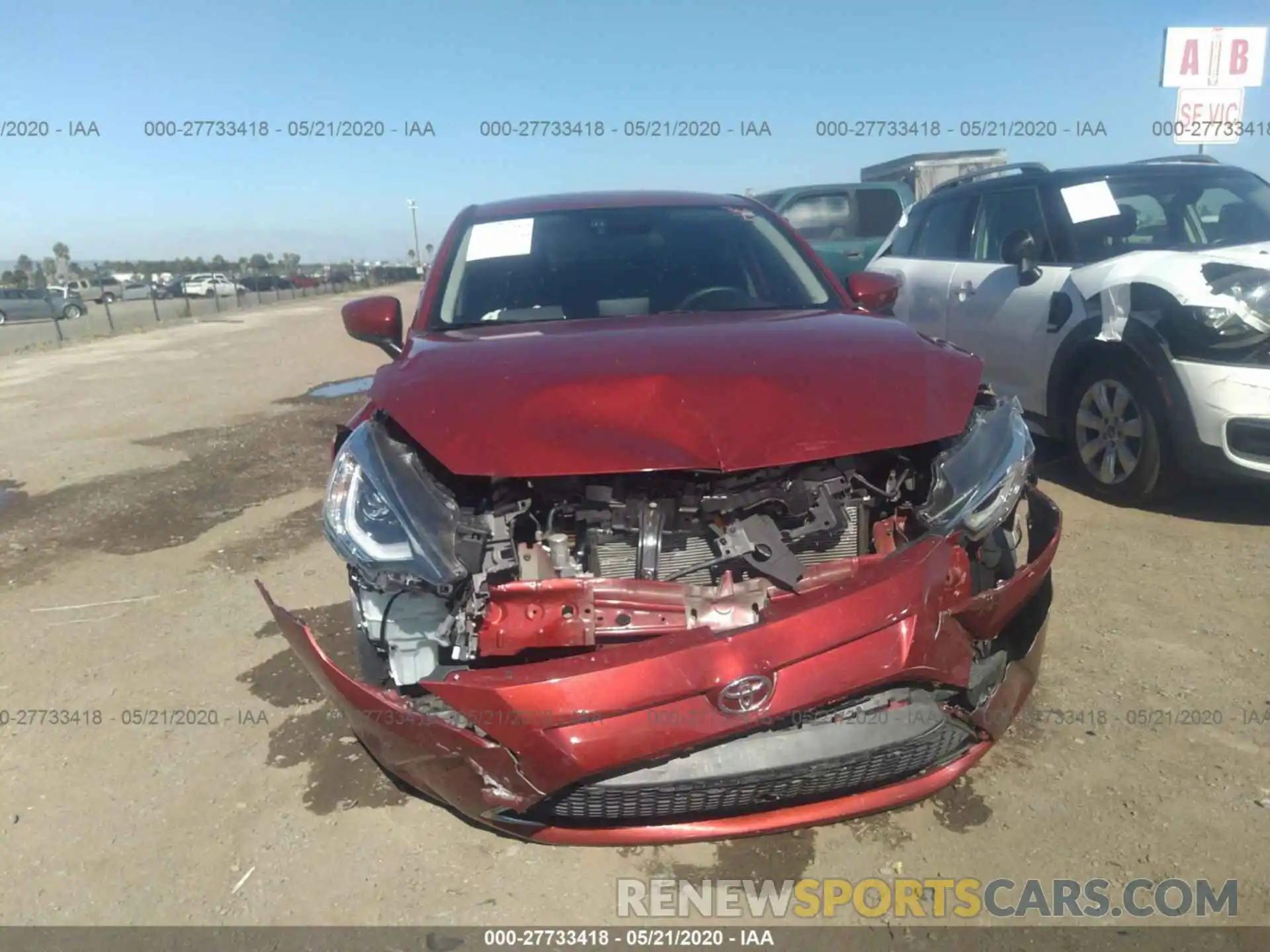 6 Photograph of a damaged car 3MYDLBYV5KY508690 TOYOTA YARIS 2019