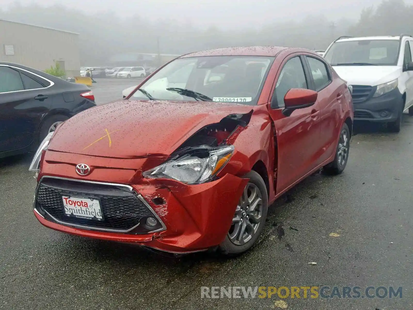 2 Photograph of a damaged car 3MYDLBYV5KY509175 TOYOTA YARIS 2019