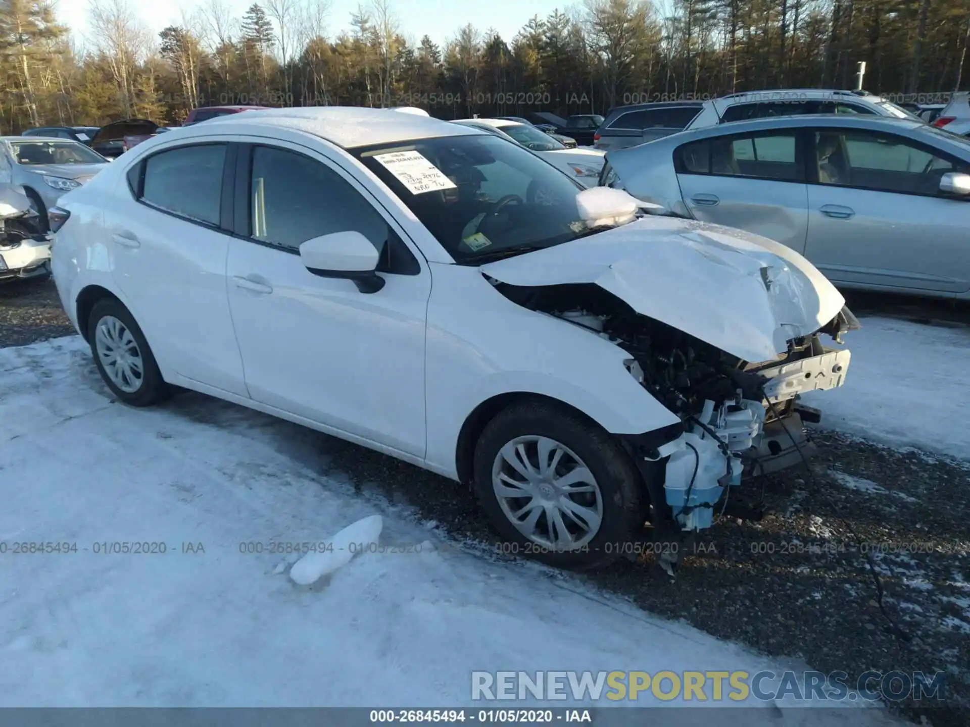 1 Photograph of a damaged car 3MYDLBYV5KY509399 TOYOTA YARIS 2019