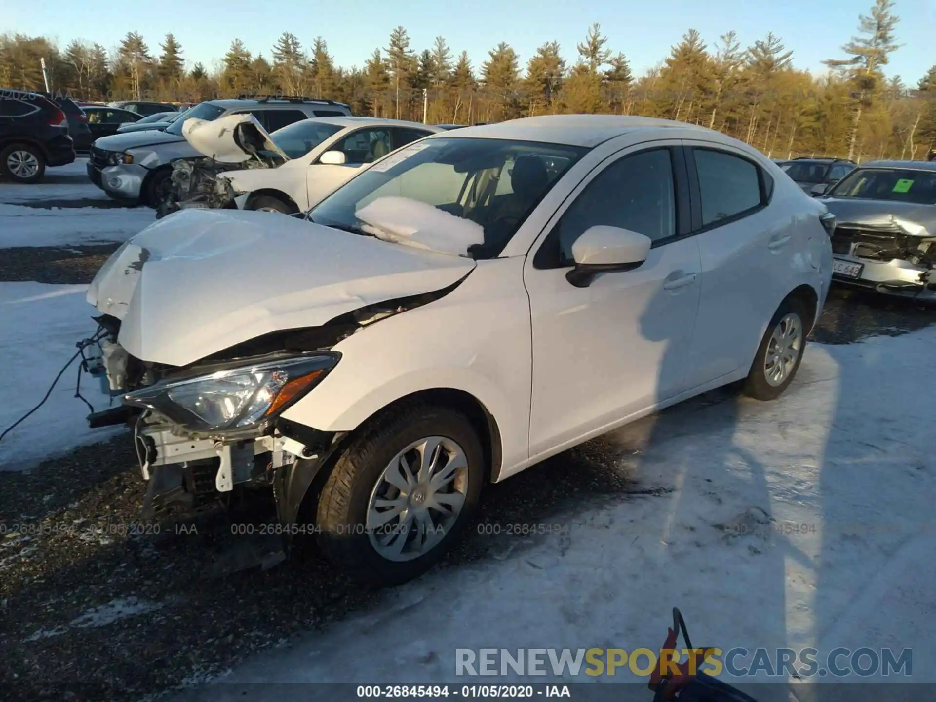 2 Photograph of a damaged car 3MYDLBYV5KY509399 TOYOTA YARIS 2019