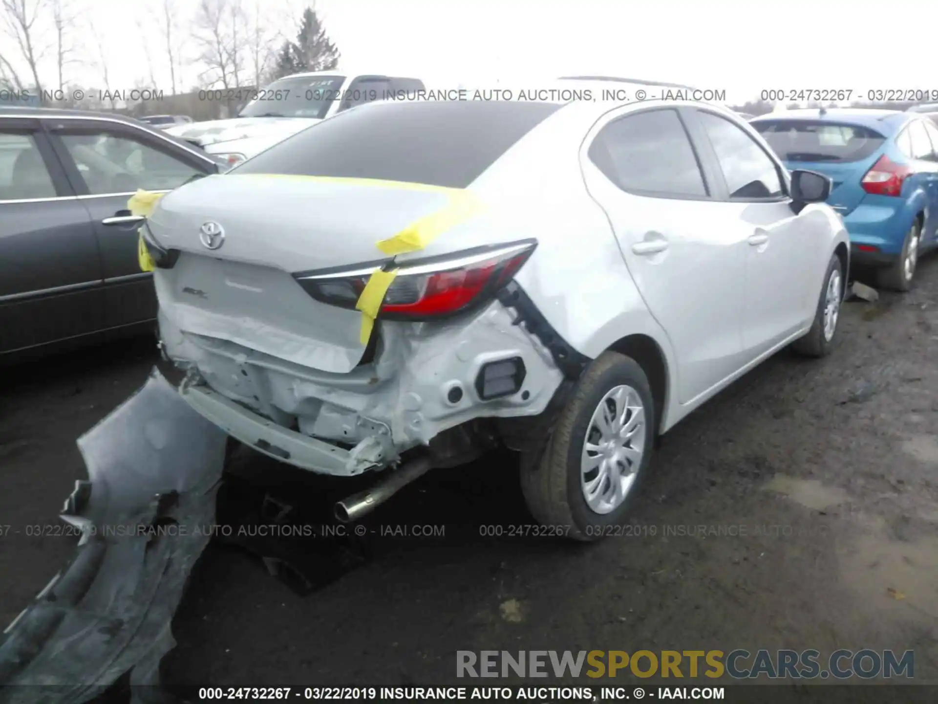 4 Photograph of a damaged car 3MYDLBYV5KY509967 TOYOTA YARIS 2019