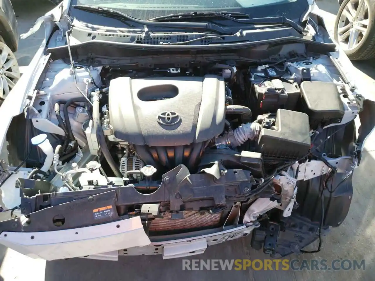 7 Photograph of a damaged car 3MYDLBYV5KY510293 TOYOTA YARIS 2019