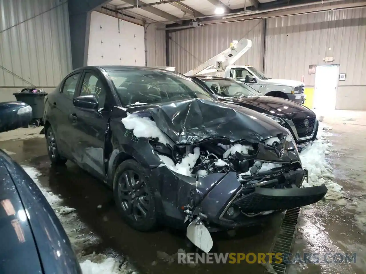 1 Photograph of a damaged car 3MYDLBYV5KY511430 TOYOTA YARIS 2019