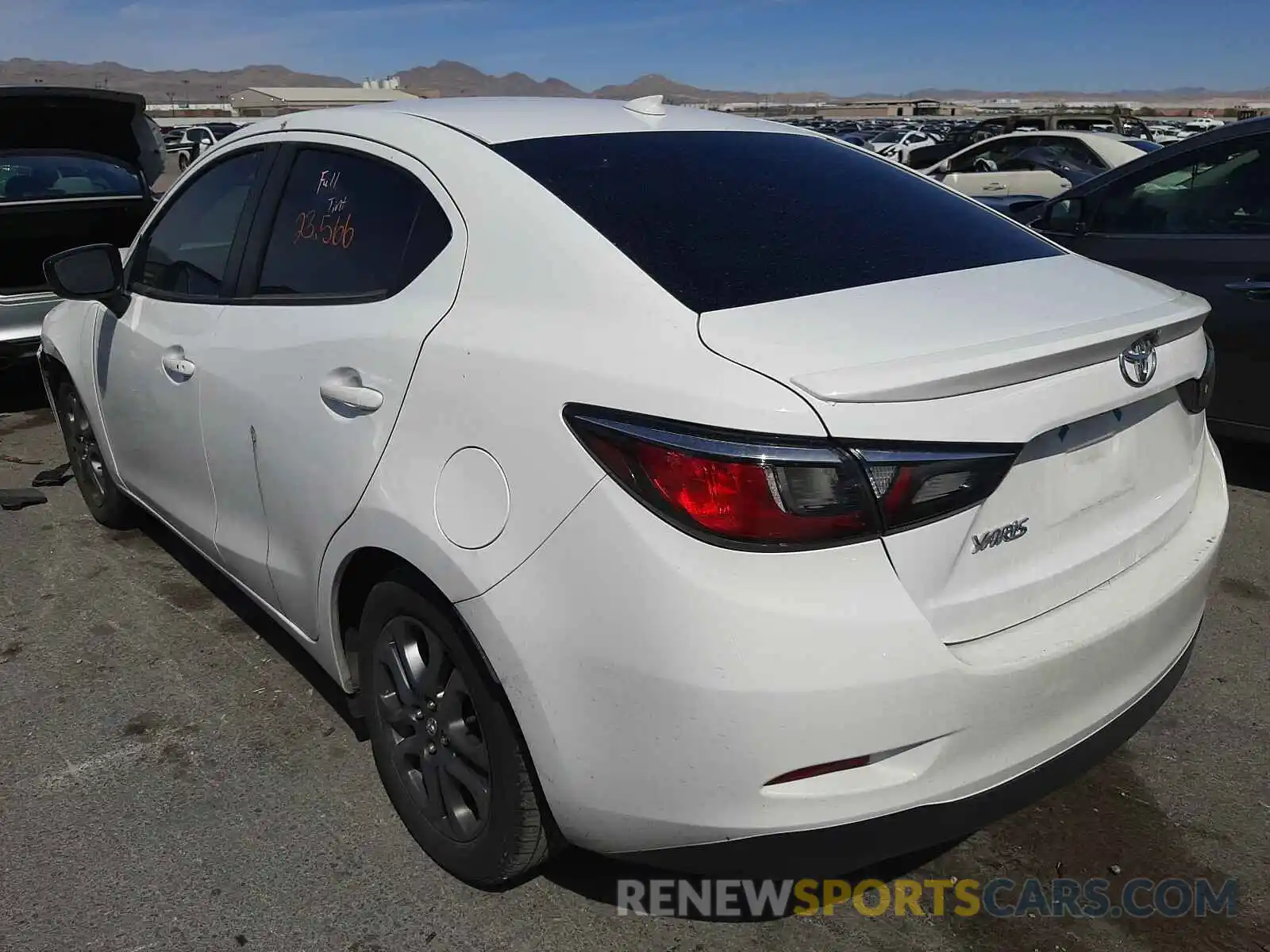 3 Photograph of a damaged car 3MYDLBYV5KY511590 TOYOTA YARIS 2019