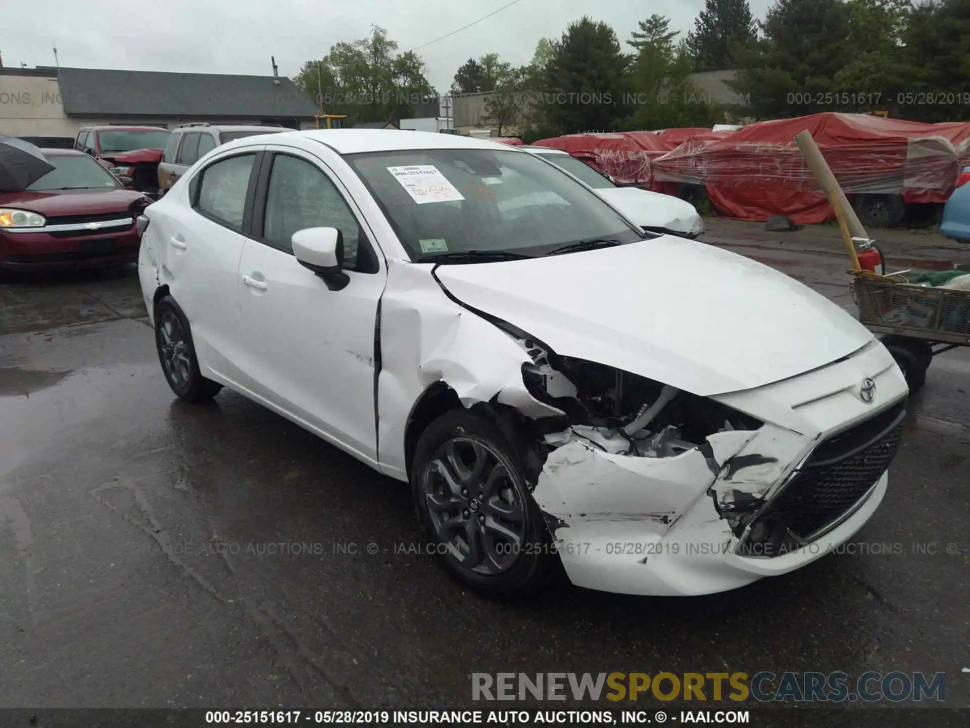 6 Photograph of a damaged car 3MYDLBYV5KY511976 TOYOTA YARIS 2019