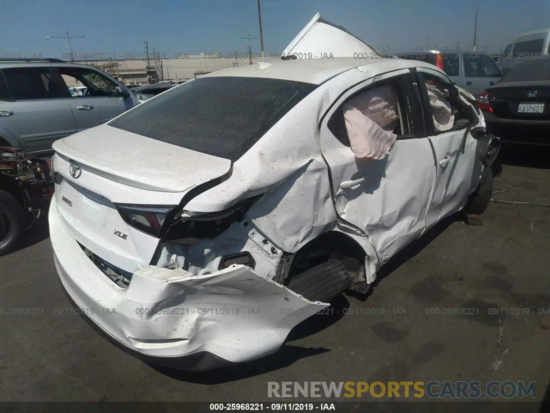 4 Photograph of a damaged car 3MYDLBYV5KY512318 TOYOTA YARIS 2019