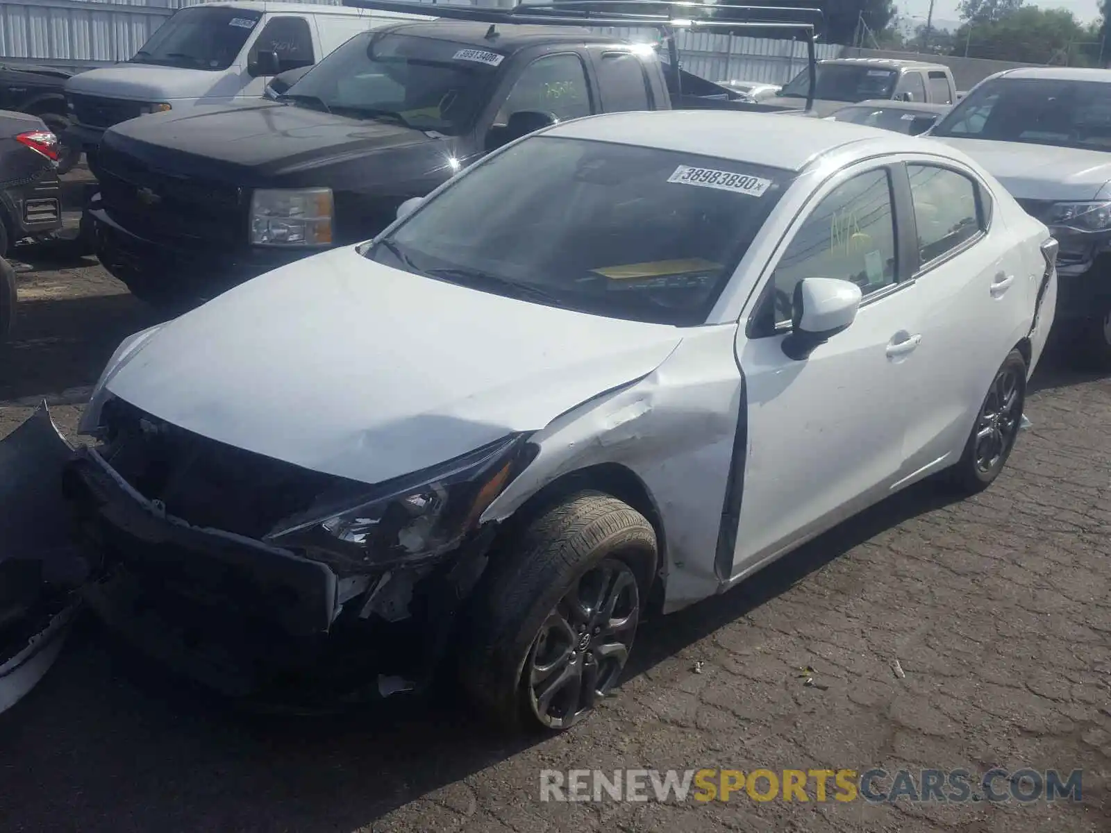 2 Photograph of a damaged car 3MYDLBYV5KY514389 TOYOTA YARIS 2019