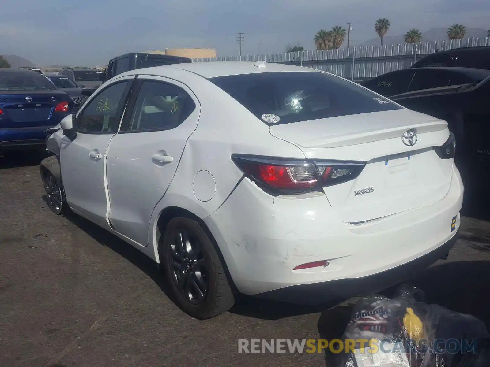 3 Photograph of a damaged car 3MYDLBYV5KY514389 TOYOTA YARIS 2019