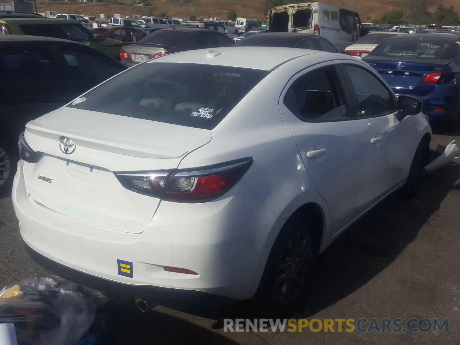 4 Photograph of a damaged car 3MYDLBYV5KY514389 TOYOTA YARIS 2019