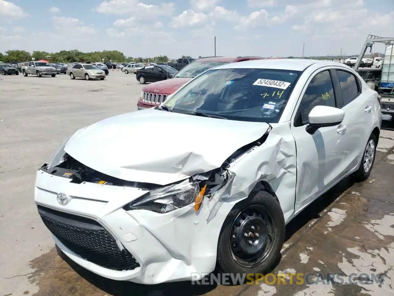 2 Photograph of a damaged car 3MYDLBYV5KY514425 TOYOTA YARIS 2019