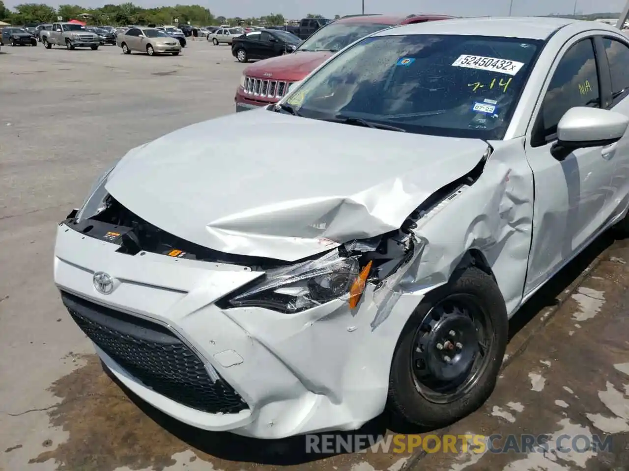 7 Photograph of a damaged car 3MYDLBYV5KY514425 TOYOTA YARIS 2019