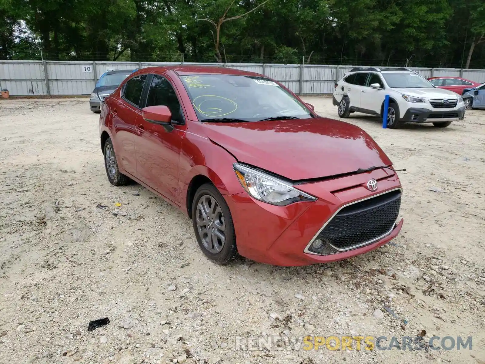 1 Photograph of a damaged car 3MYDLBYV5KY514571 TOYOTA YARIS 2019