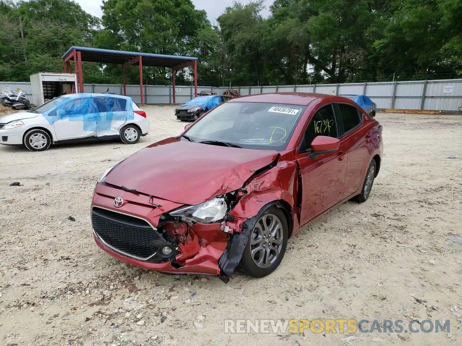 2 Photograph of a damaged car 3MYDLBYV5KY514571 TOYOTA YARIS 2019