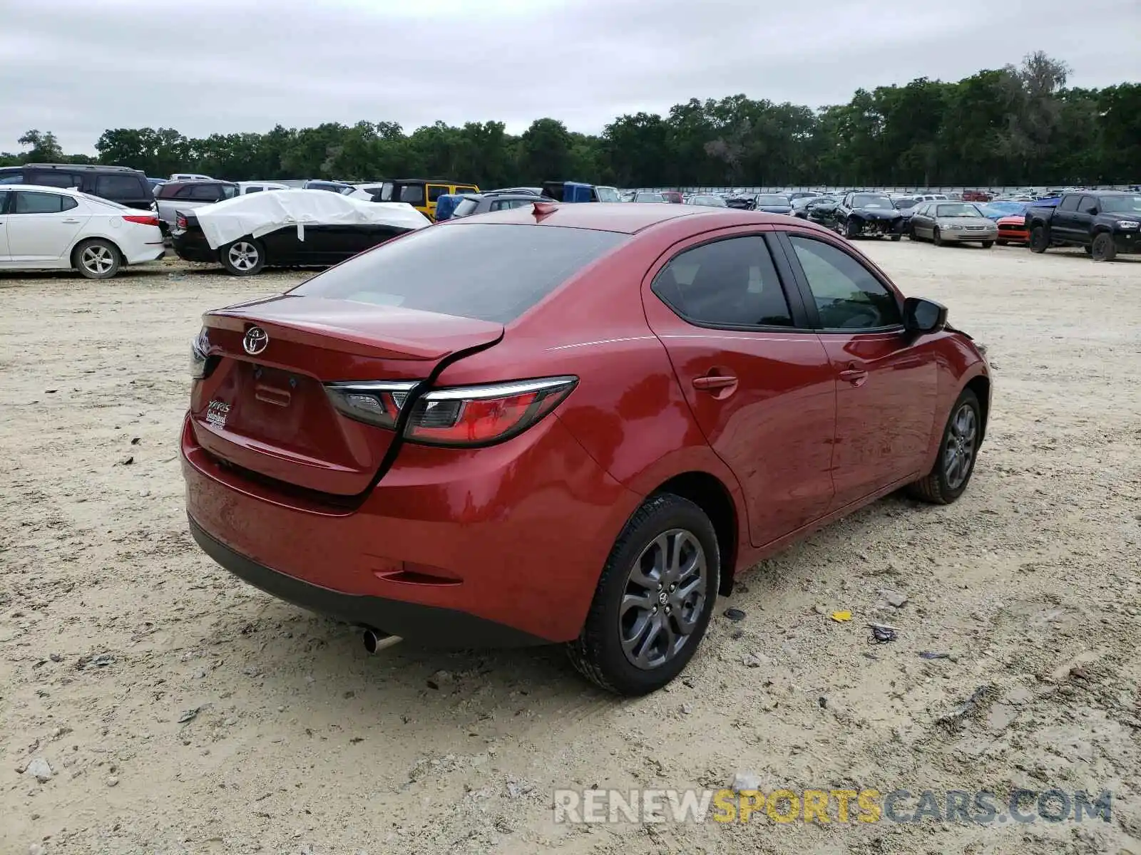 4 Photograph of a damaged car 3MYDLBYV5KY514571 TOYOTA YARIS 2019