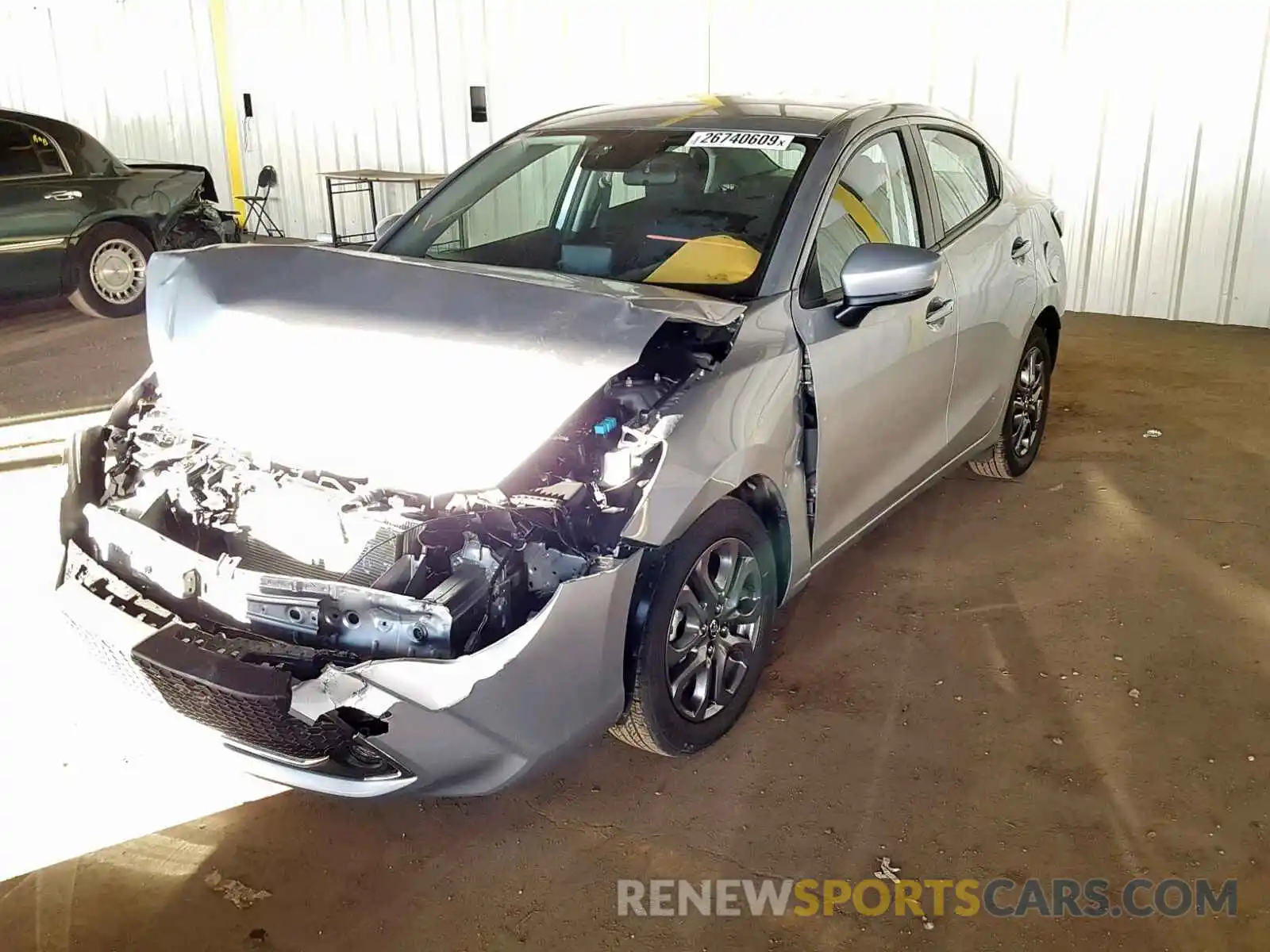 2 Photograph of a damaged car 3MYDLBYV5KY514635 TOYOTA YARIS 2019